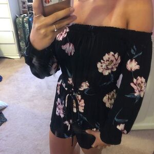 Kendall and kylie floral romper